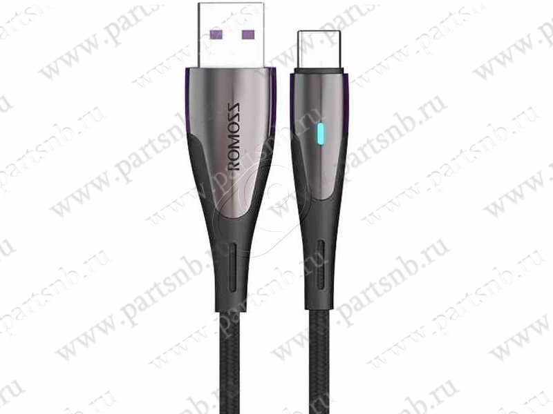 Купить кабель Romoss USB - Type-C (Quick Charge 3.0) 100 см, черный Blackview BV7000