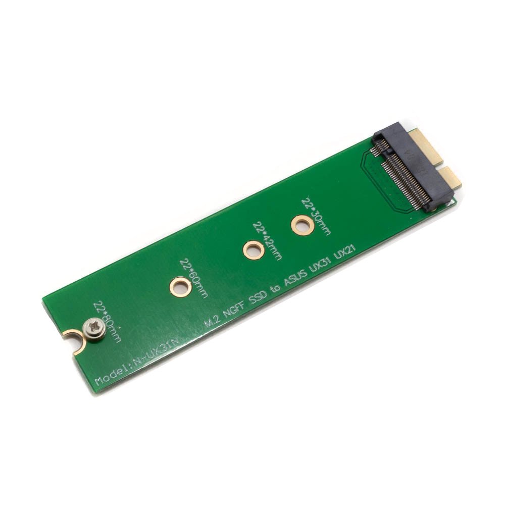 Купить  Переходник M.2 (NGFF) SSD на SSD 18 контактный адаптер для Asus UX21 Zenbook