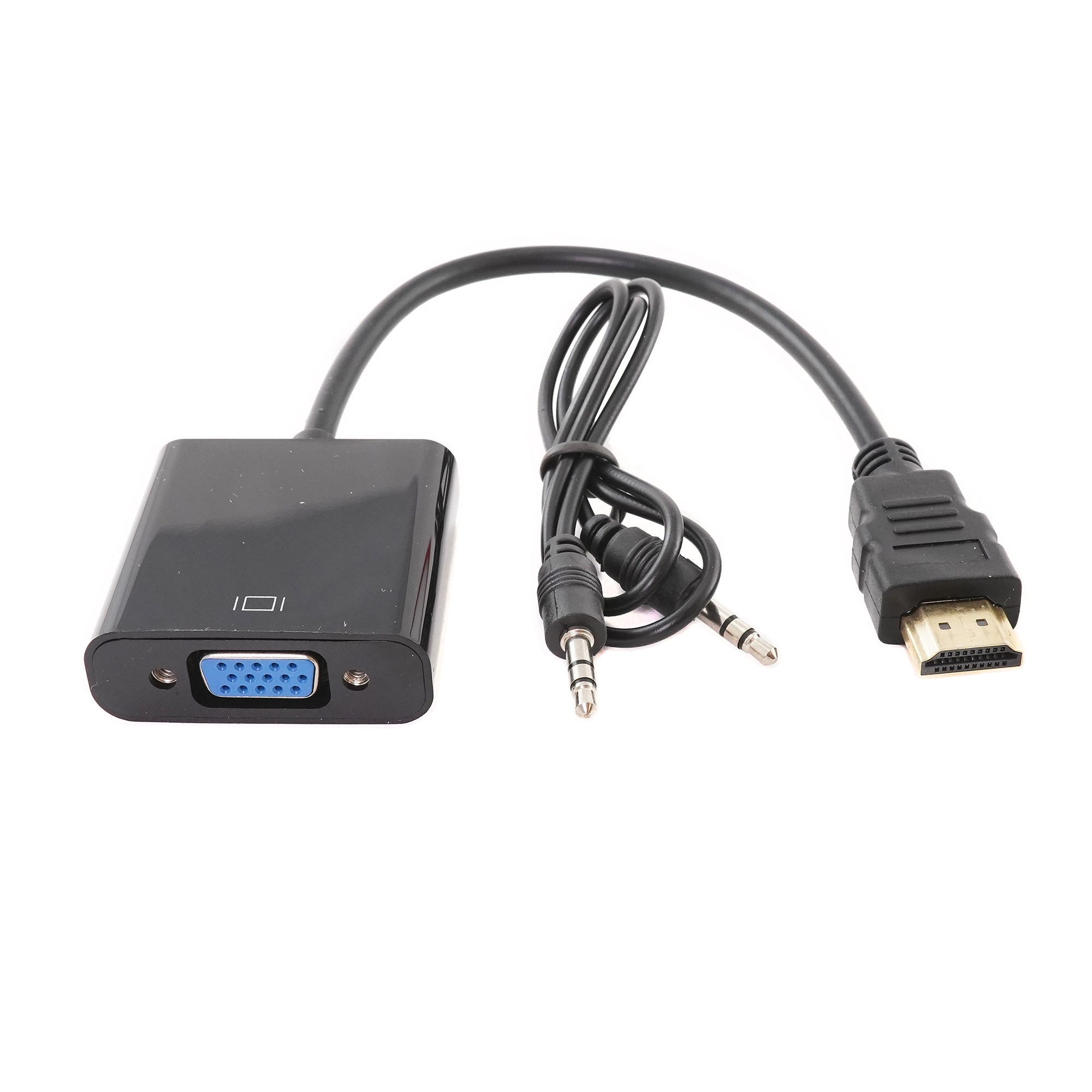 Купить  Переходник из HDMI в VGA + Audio