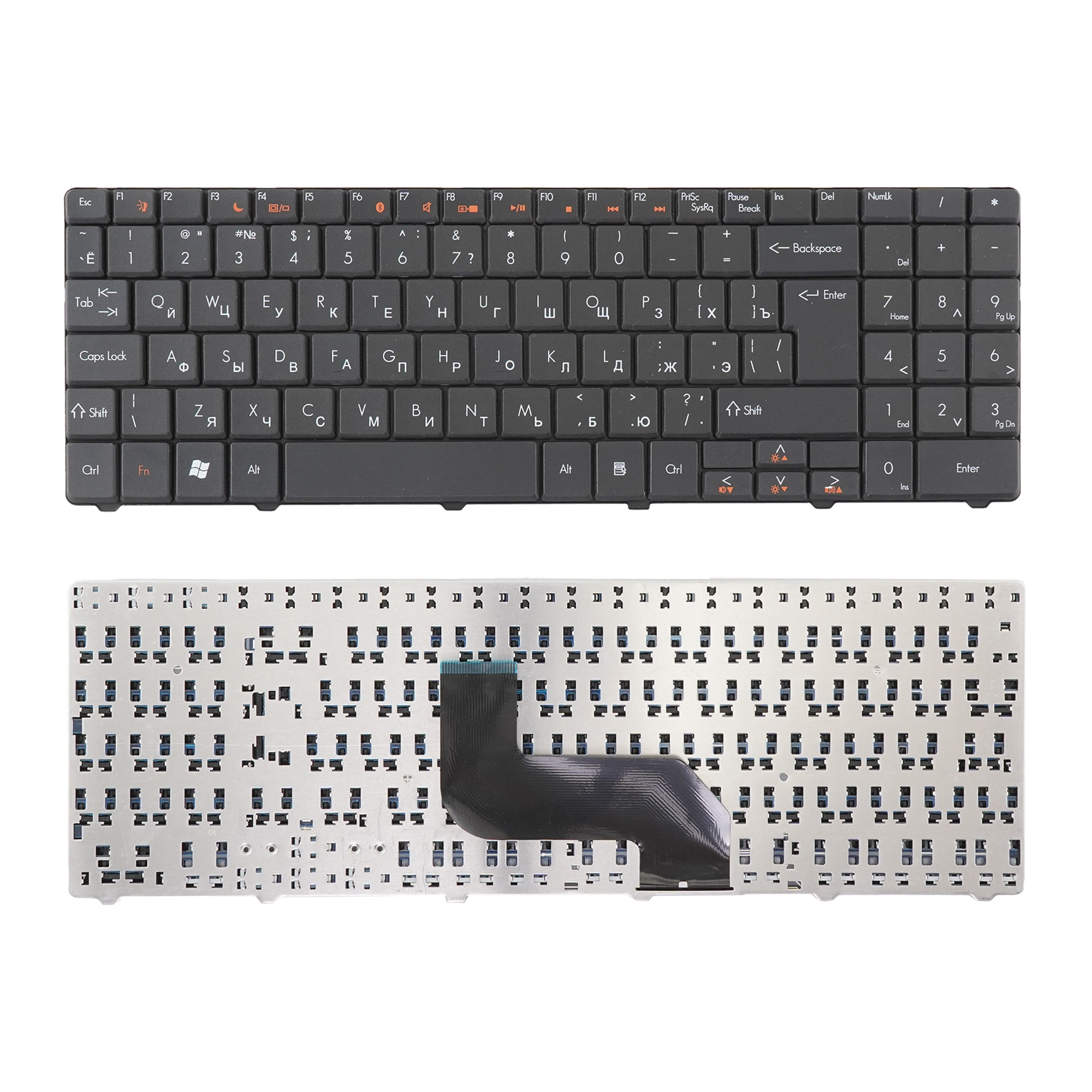 Купить клавиатура для ноутбука Packard Bell TJ71, TJ75, NV52 черная, версия 2