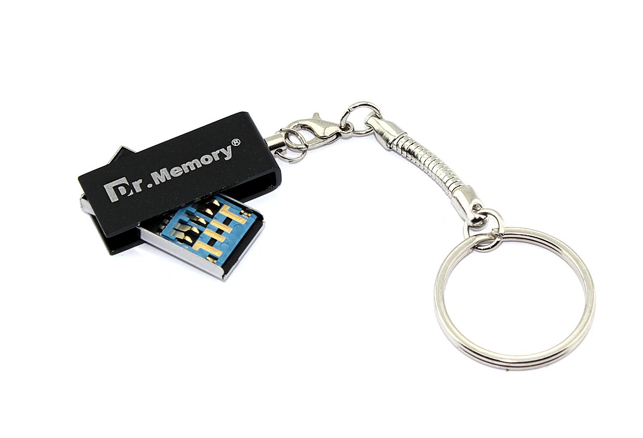 Купить флешка USB Dr. Memory 005 4Гб, USB 3.0, серебристый