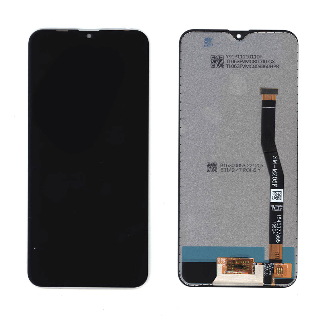 Купить дисплей для Samsung Galaxy M20 SM-M205 в сборе с тачскрином (TFT) черный