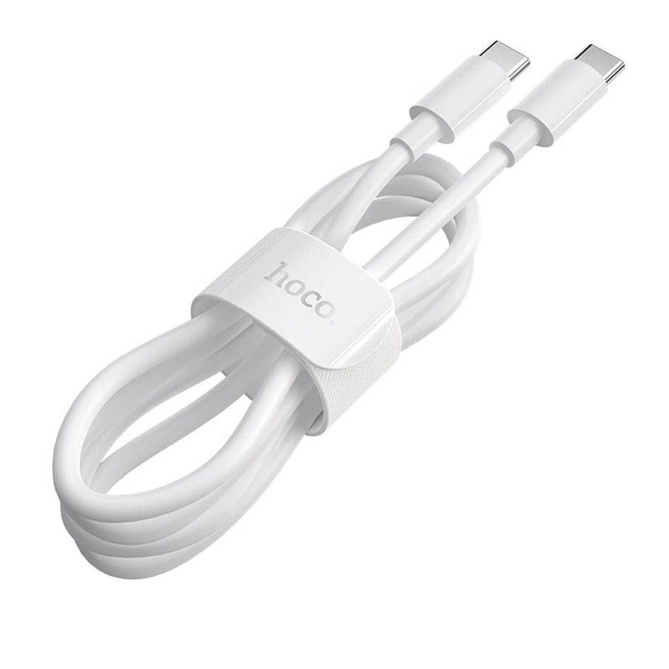 Купить кабель Type-C HOCO X51 High-power для Type-C, 100W, 5.0А, 2м, белый