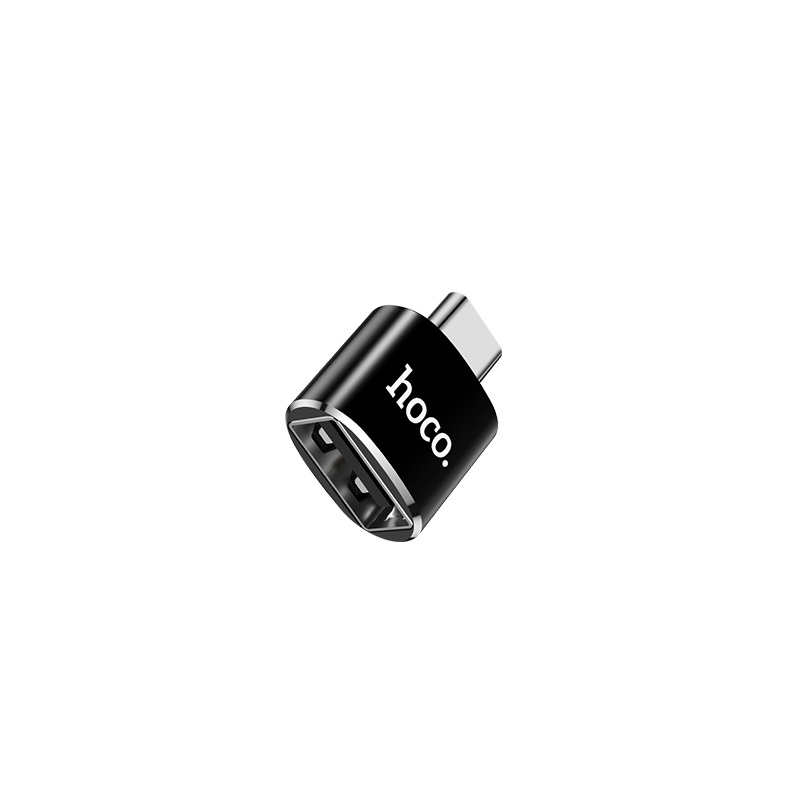 Купить переходник HOCO UA5 Type-C to USB, черный
