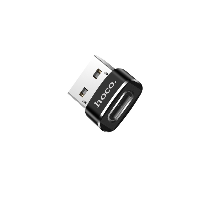 Купить переходник HOCO UA6 USB to Type-C, черный