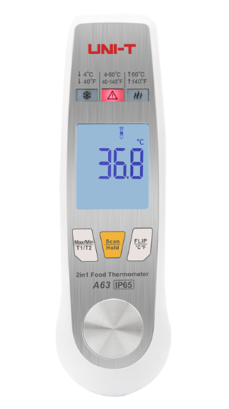 Купить профессиональный термометр для кухни UNI-T A63 2-in-1
