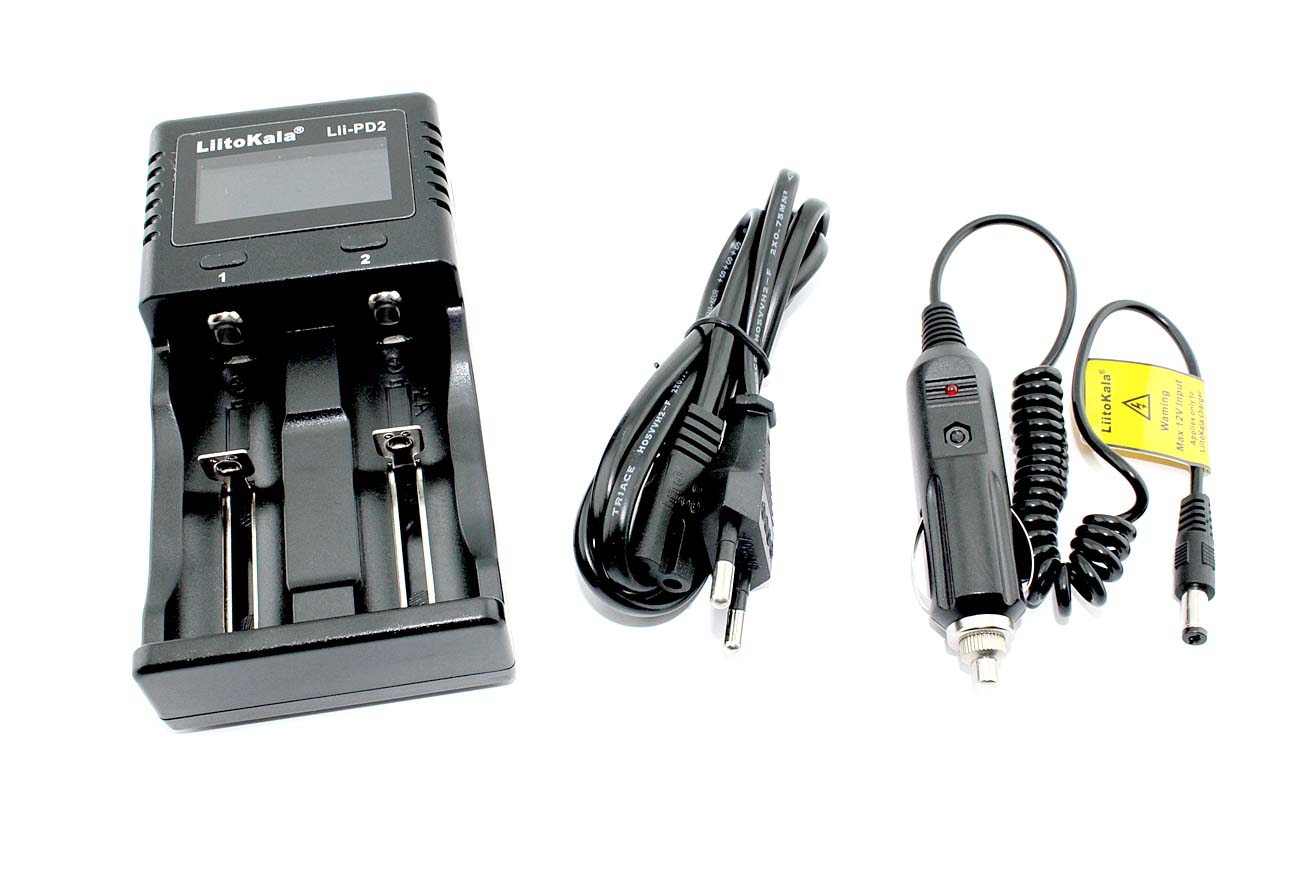 Купить зарядное устройство LiitoKala Lii-PD2 + CAR charger 12V