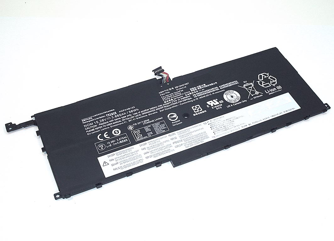 Купить аккумулятор для ноутбука LENOVO X1C 15.2V 52Wh