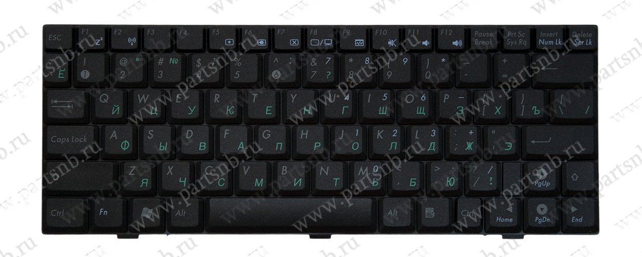 Купить клавиатура для ноутбука ASUS Eee PC 1000HG черная