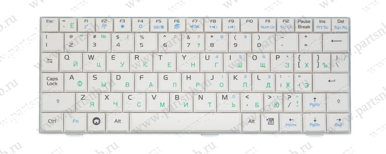 Купить клавиатура для ноутбука ASUS EEE PC 900HA белая