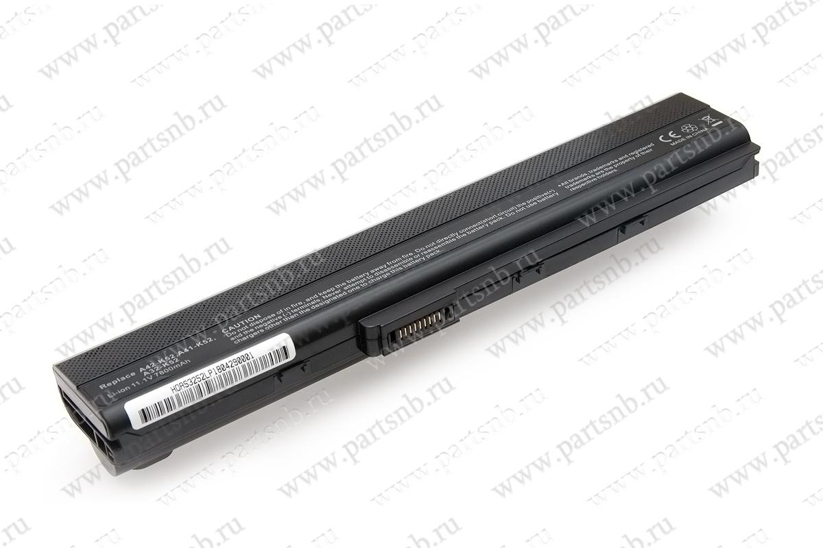 Купить аккумулятор для ноутбука ASUS K52  усиленный повышенной емкости 6600 mAh