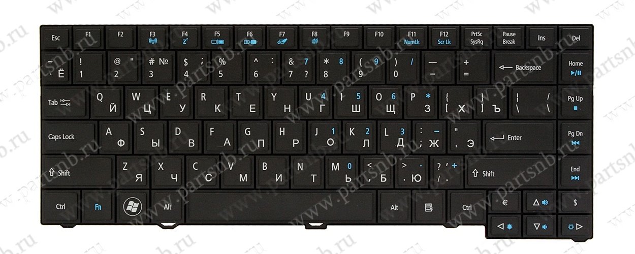 Купить клавиатура для ноутбука Acer NSK-AY1PW 9Z.N6HSW.00R