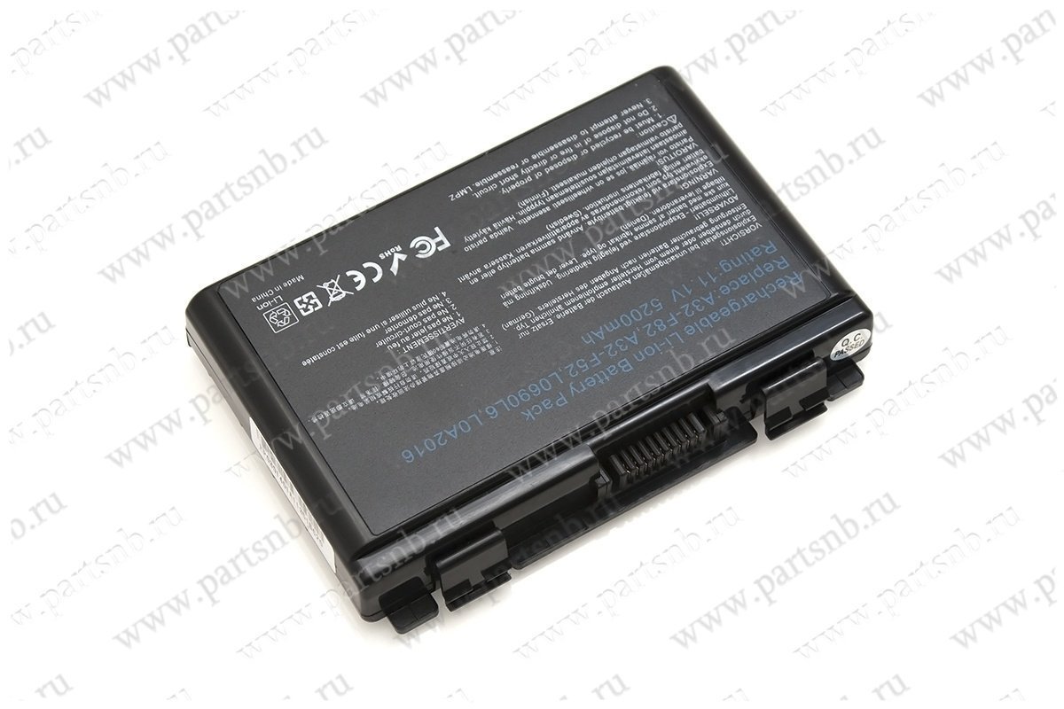 Купить аккумулятор для ноутбука Asus F52 F82 K40 K50 K60 K61 K70 P50 P81 PRO59 PRO79 X5 X66 X70 X87 A32-F52 A32-F82 A32-K40  5200 mah 11.1V