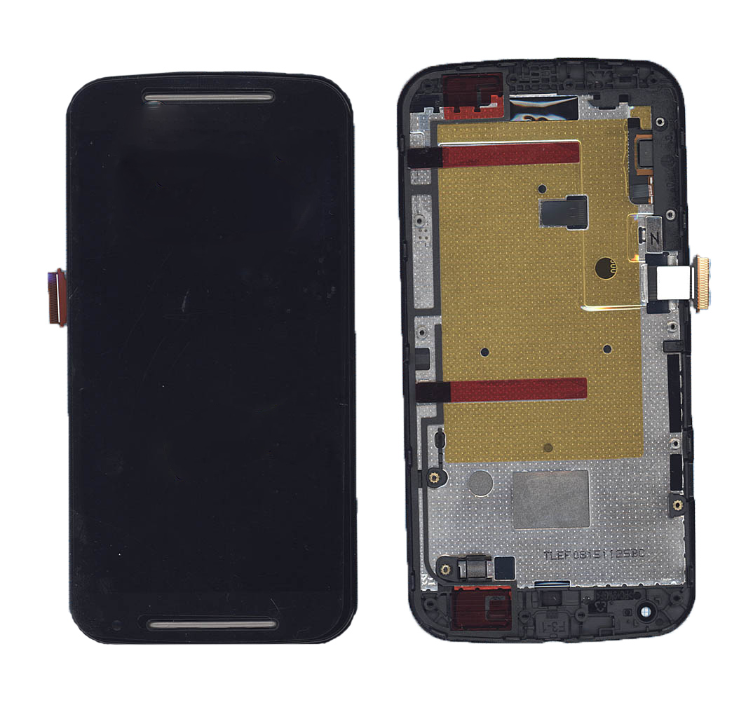 Купить модуль (матрица + тачскрин) для Motorola Moto G Gen.2 черный