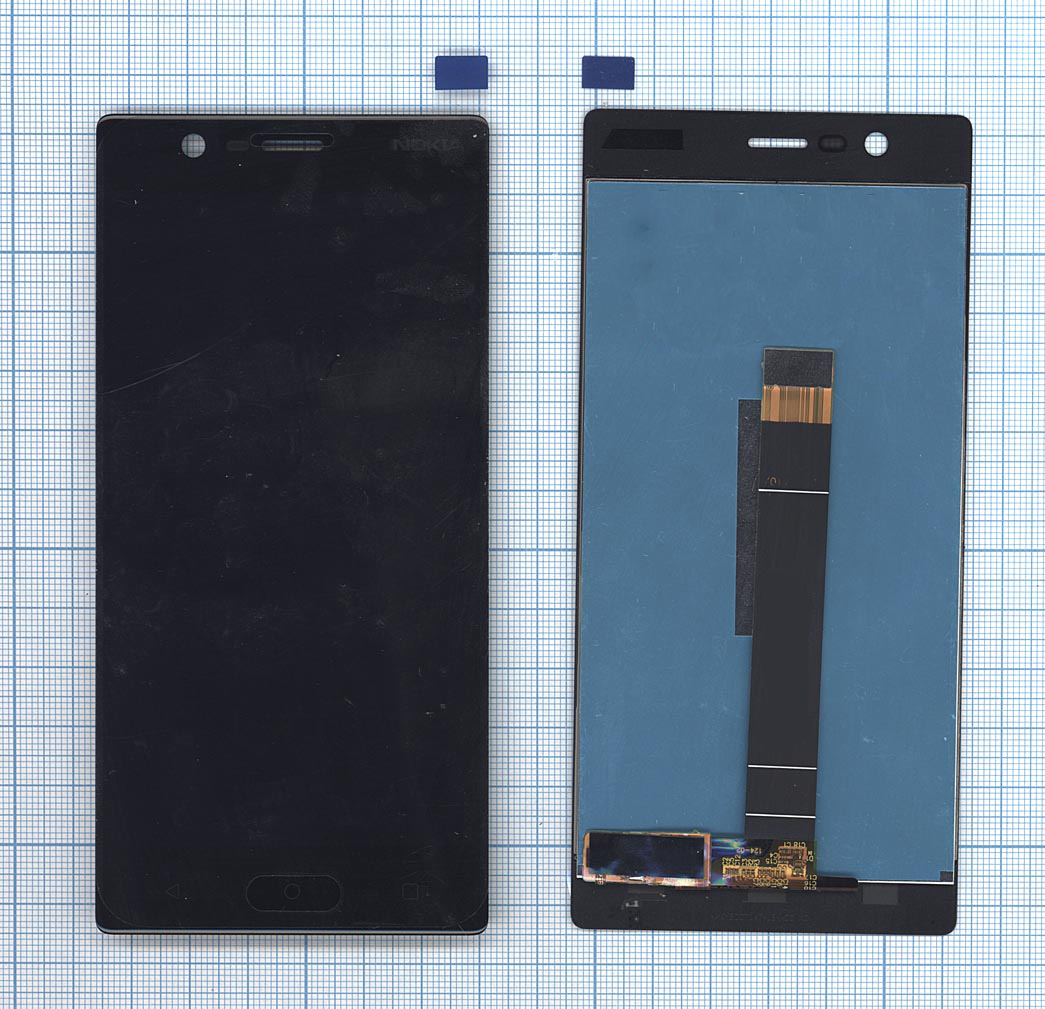 Купить модуль (матрица + тачскрин) для Nokia 3 черный