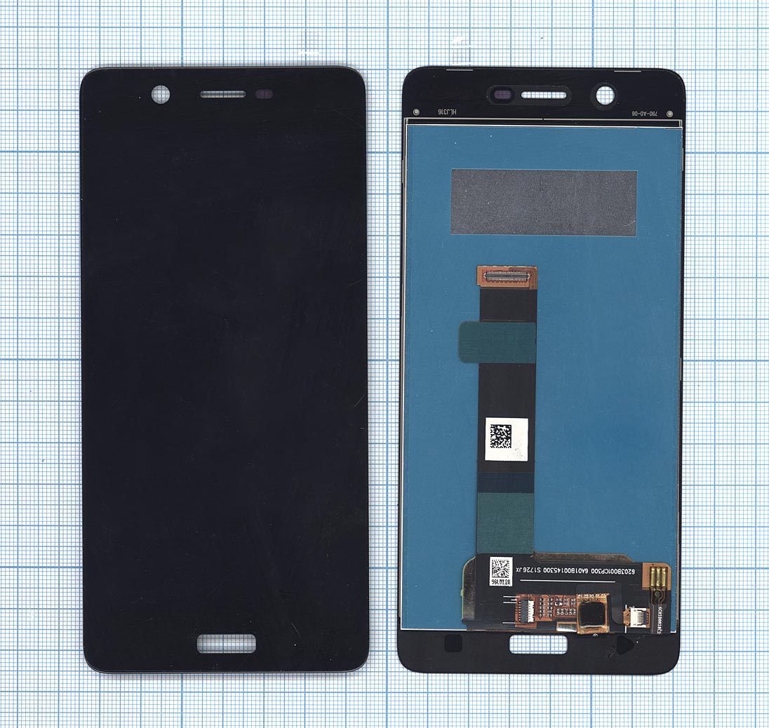 Купить модуль (матрица + тачскрин) для Nokia 5 черный