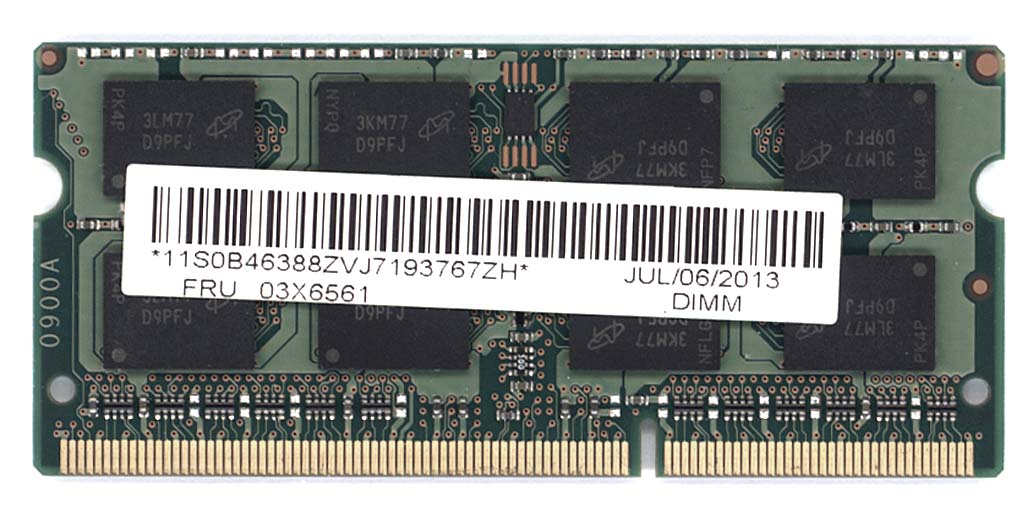 Купить модуль памяти Micron DDR3 SO-DIMM 4Gb 1600 Mhz