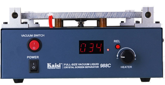 Купить вакуумный термостол, сепаратор Kaisi KS-988C для модулей до 12"