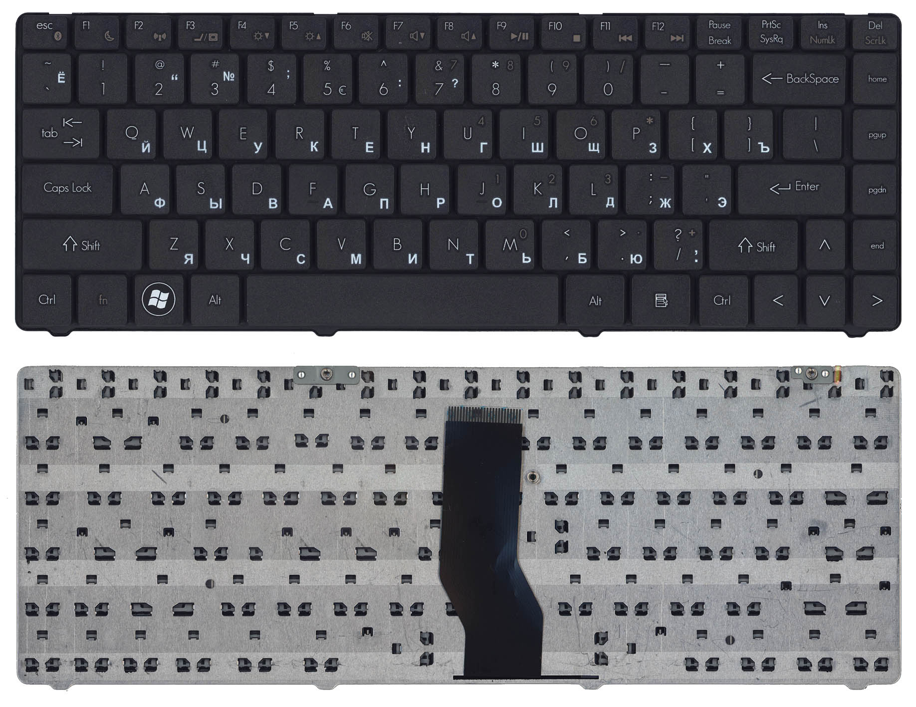 Купить клавиатура для ноутбука DNS 0135740, 0199722 черная
