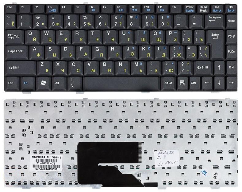 Купить клавиатура для ноутбука Fujitsu-Siemens Amilo V2030 V2033 V2035 V3515 Li1705 черная