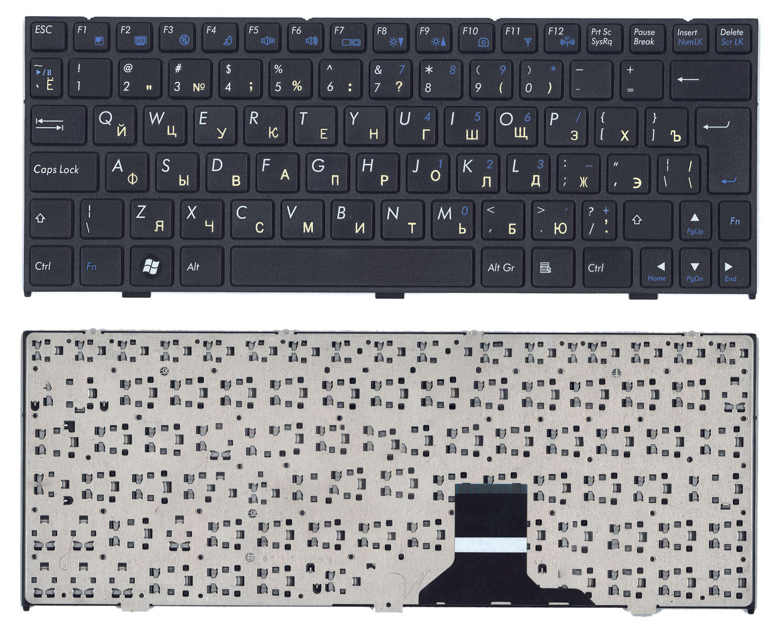 Купить клавиатура для ноутбука DNS 0121598, 0121595 черная