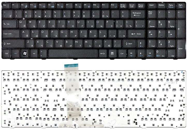 Купить клавиатура для ноутбука MSI A6200 CX605 CR630 CX705 черная