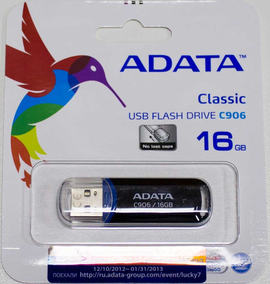 Купить usb флеш-диск 16Гб A-DATA Classic C906, черный 