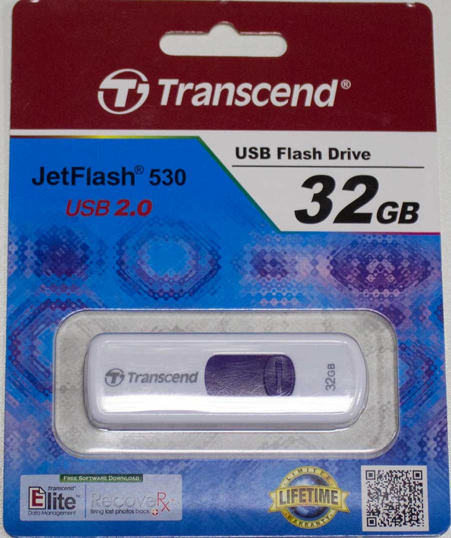 Купить usb флеш-диск 32Гб TRANSCEND Jetflash 530, TS32GJF530, фиолетовый и белый выдвижной механизм