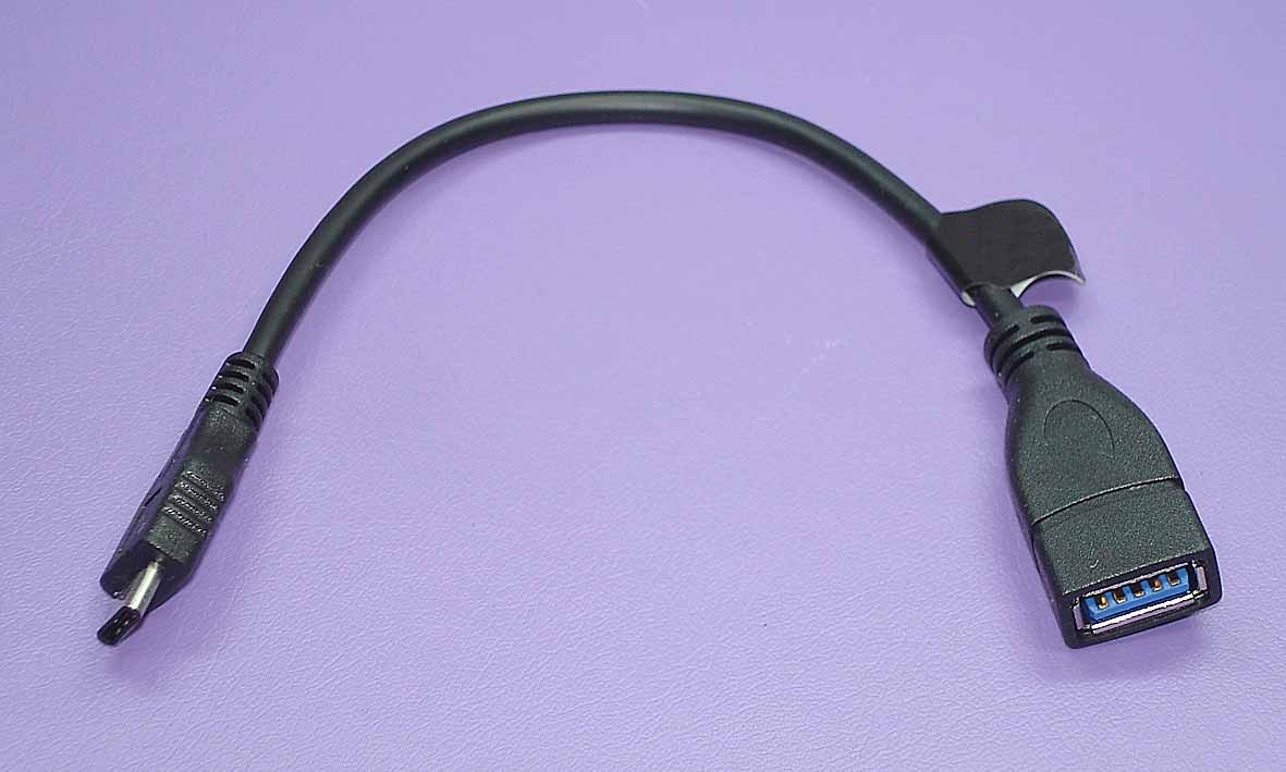 Купить кабель AI-TCOTG для зарядки и синхронизации Type C на USB 3.0 AF (OTG) черный