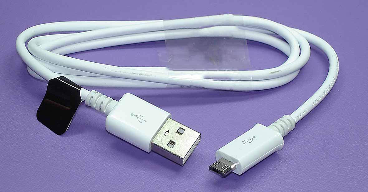 Купить кабель AI-MUSBW для зарядки и синхронизации MicroUSB на USB 2.0 белый