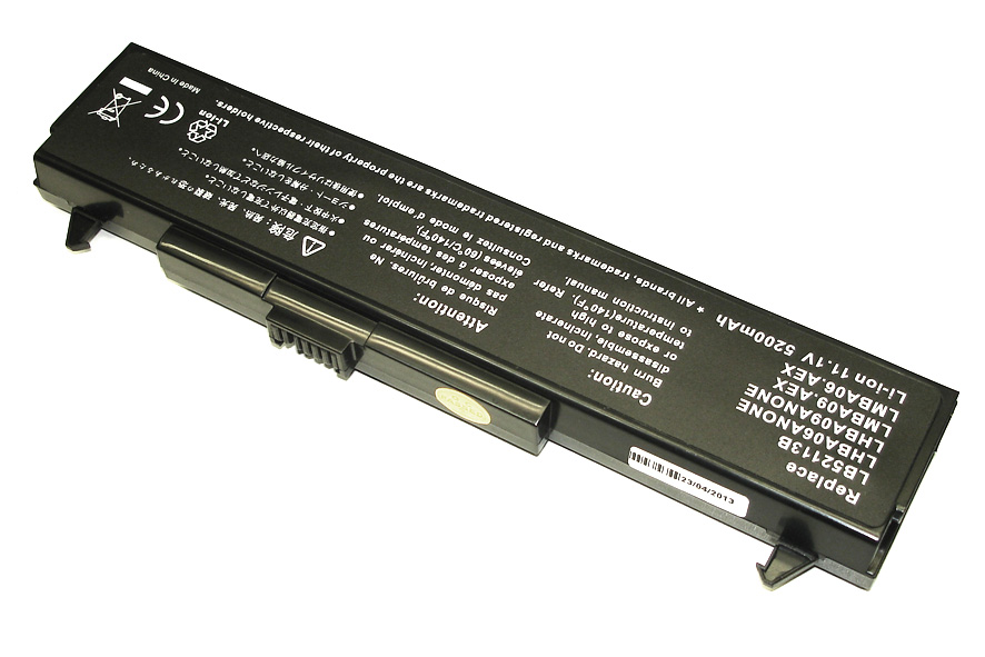 Купить аккумуляторная батарея для ноутбука LG E300, GS50, LE50, LM 11.1V 5200mAh LB52113B OEM черная