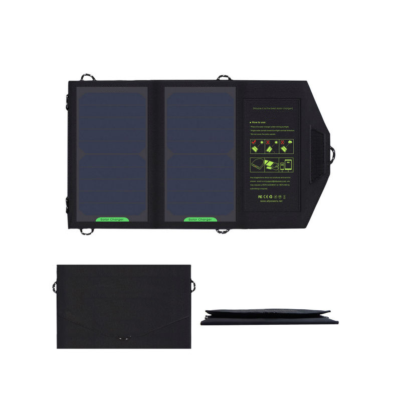 Купить зарядное устройство на солнечных панелях ALLPOWERS AP-SP5V10W USB 5,5V 10W 1.5A (max)