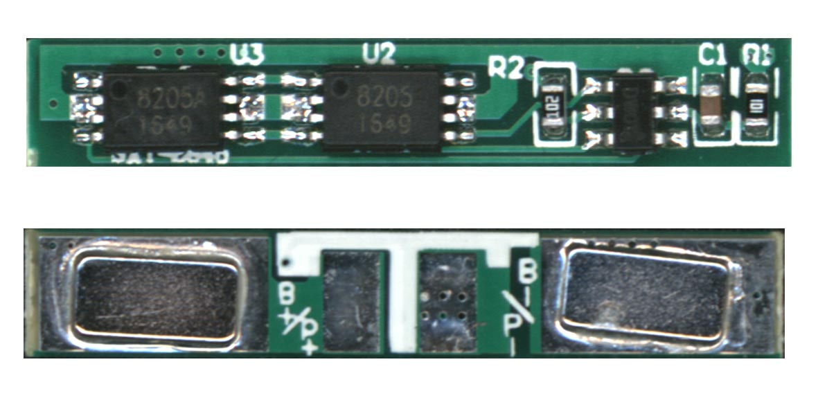 Купить контроллер заряда-разряда (PCM) для Li-Pol, Li-Ion батареи 3,7В 28x4mm 2pin 265-sxt-2845 JWT