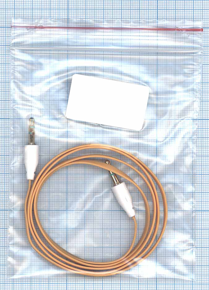 Купить аудио кабель Jack 3.5 - Jack 3.5, 1м (плоский кабель) оранжевый