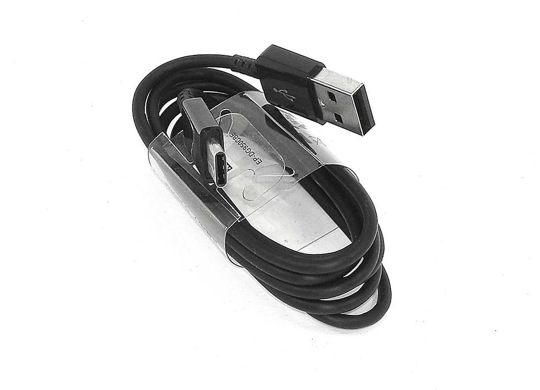 Купить кабель для зарядки и синхронизации USB Type-C/USB 2.0 (1.1 м) (2,4A) Black