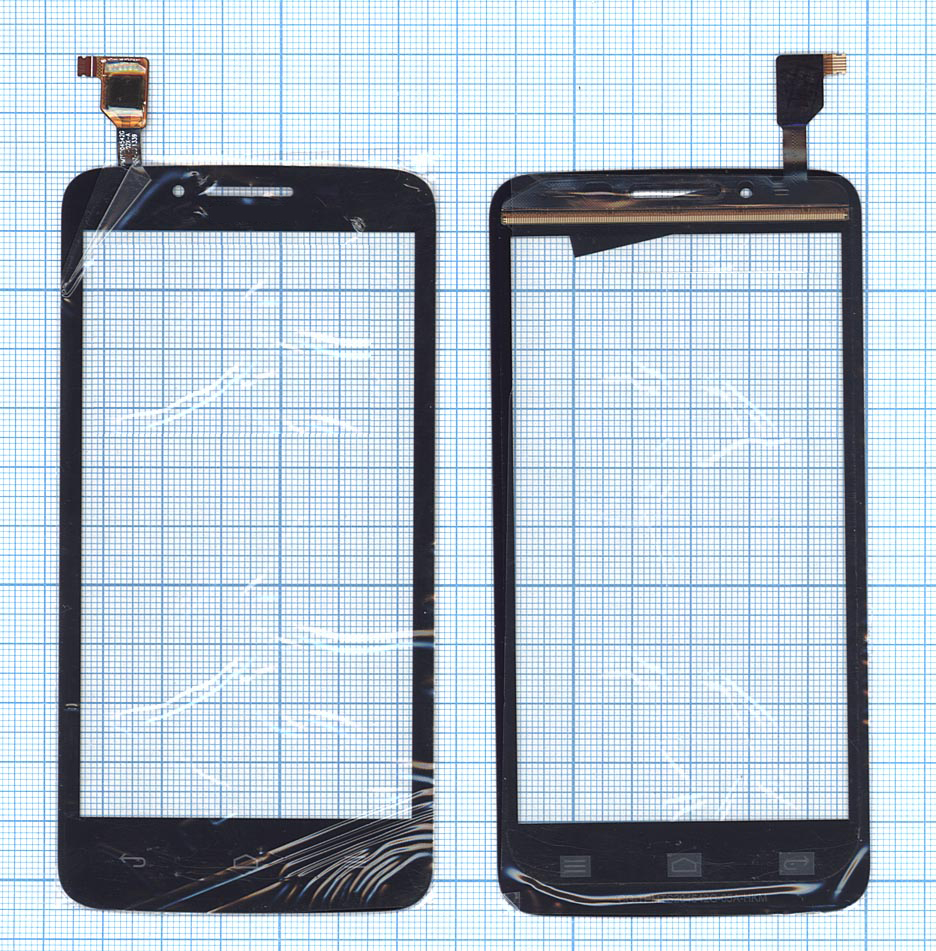 Купить сенсорное стекло (тачскрин) для Huawei Ascend Y511 черное