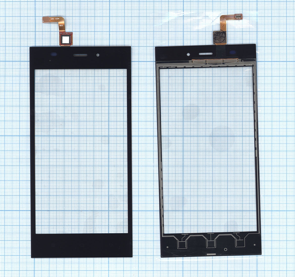 Купить сенсорное стекло (тачскрин) для Xiaomi Mi3 черное