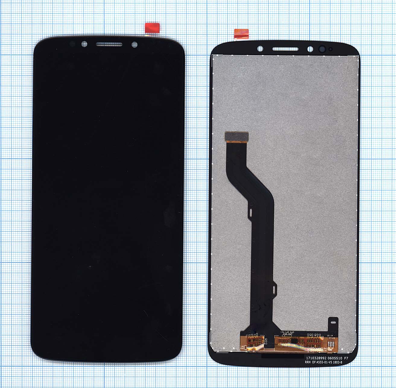 Купить модуль (матрица + тачскрин) для Motorola E5 Plus черный