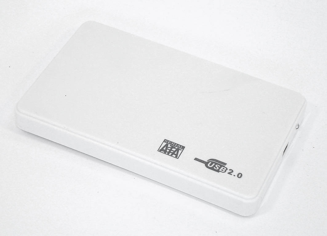 Купить бокс для жесткого диска 2,5" пластиковый USB 2.0 DM-2508 белый
