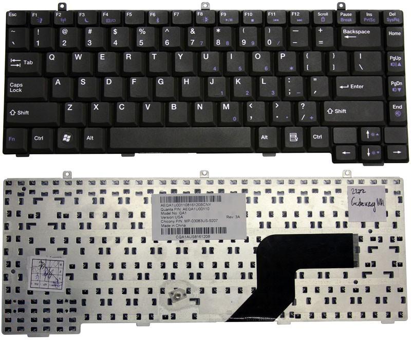 Купить клавиатура для ноутбука Gateway NA1 черная