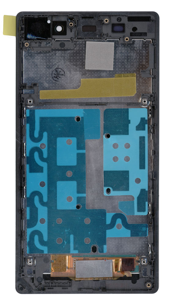 Купить модуль (матрица + тачскрин) для Sony Xperia Z1 черный с рамкой