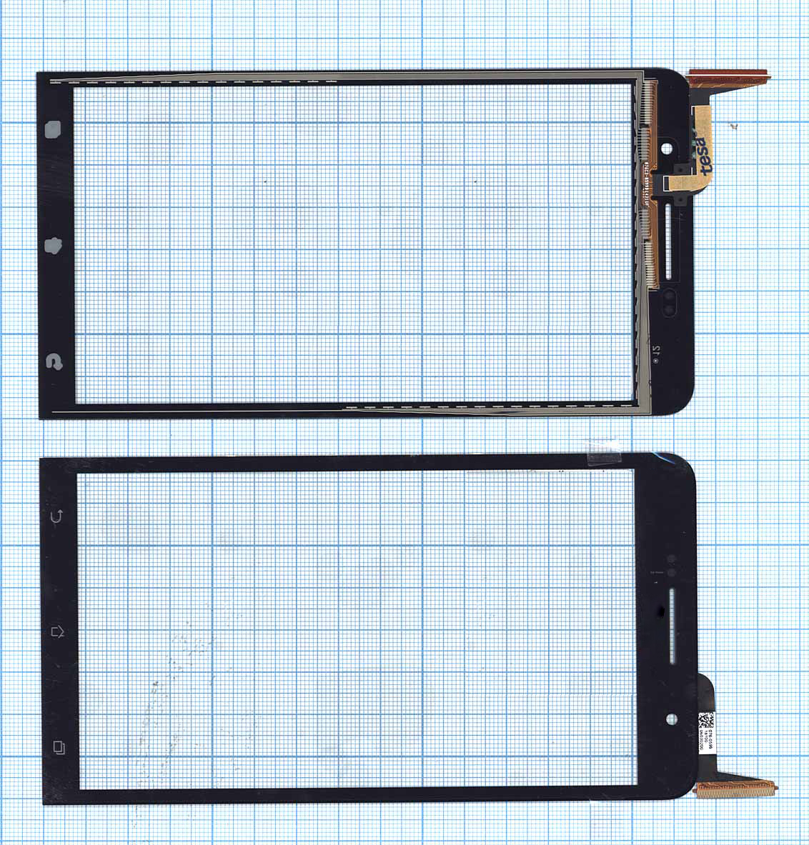 Купить сенсорное стекло (тачскрин) для Asus ZenFone 6 A600CG / A601CG черное