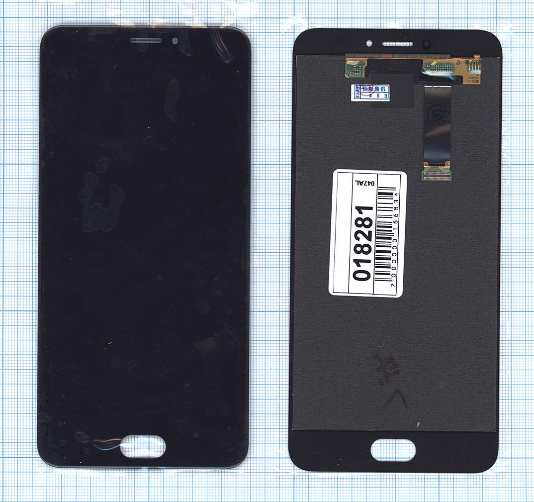 Купить модуль (матрица + тачскрин) для Meizu MX6 черный