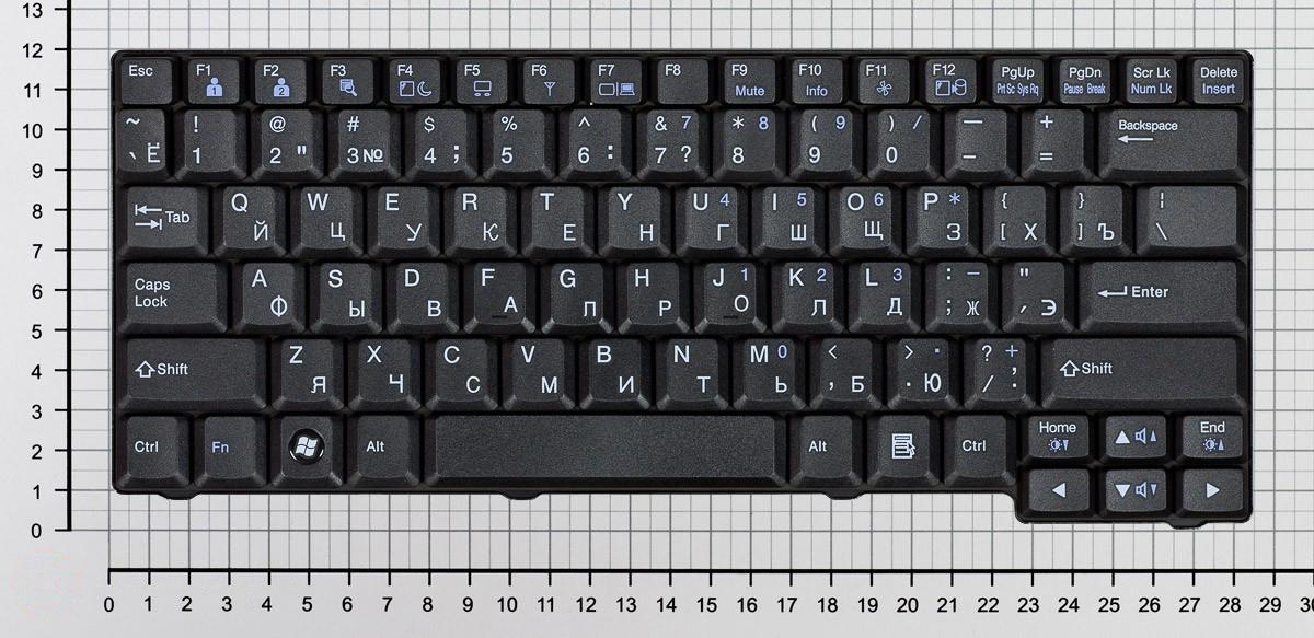 Купить клавиатура для ноутбука LG E200 E300 черная