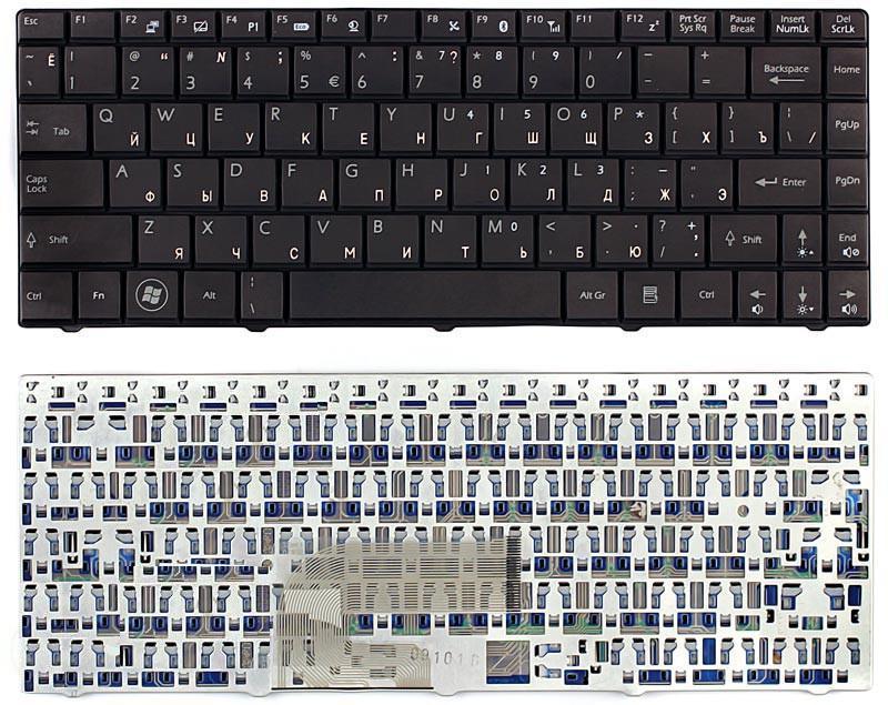 Купить клавиатура для ноутбука MSI X-Slim X300 X320 X340 X400 U210 EX460 U250 черная