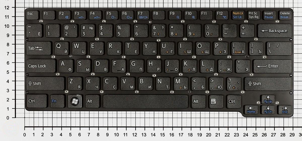 Купить клавиатура для ноутбука Sony Vaio VPC-CW VPCCW черная