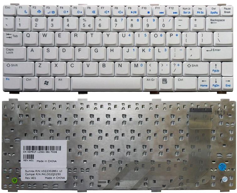 Купить клавиатура для ноутбука Dell Vostro 1200 V1200 белая