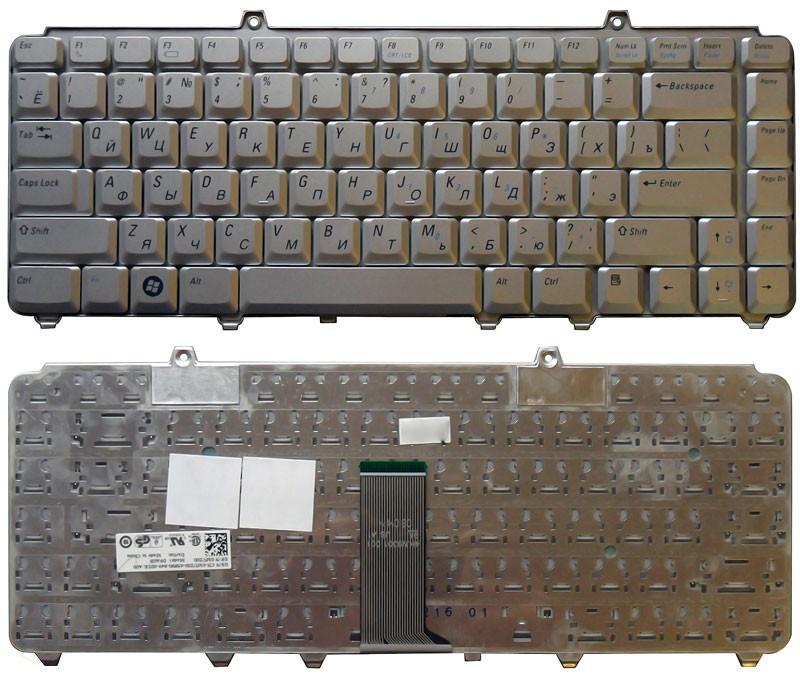 Купить клавиатура для ноутбука Dell Inspiron 1420 1520 1525 1526 1540 Vostro 1400 1500 серебристая