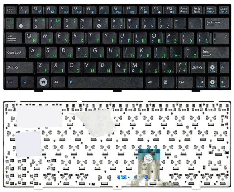 Купить клавиатура для ноутбука Asus Eee PC 1000 1000H 1000HD 1004DN 1000HE черная 