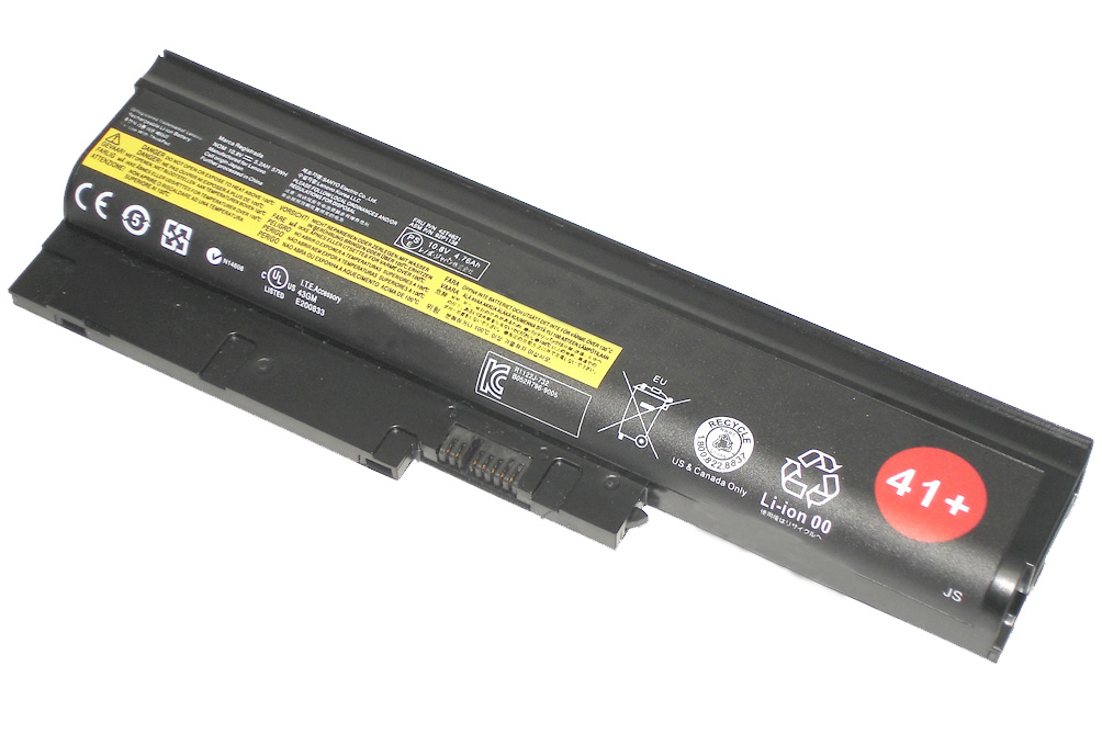 Купить аккумуляторная батарея для ноутбука Lenovo ThinkPad T60, T60p, T61 57Wh черная
